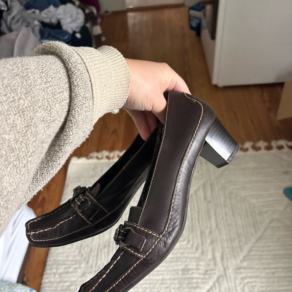 Vintage y2k Brown Loafers - Picture 5 of 7